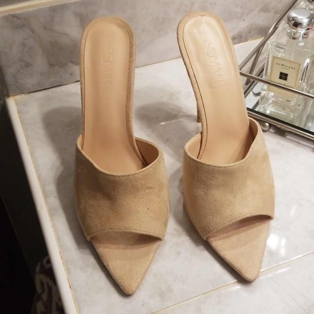 Femme Gianni Suede Mule
